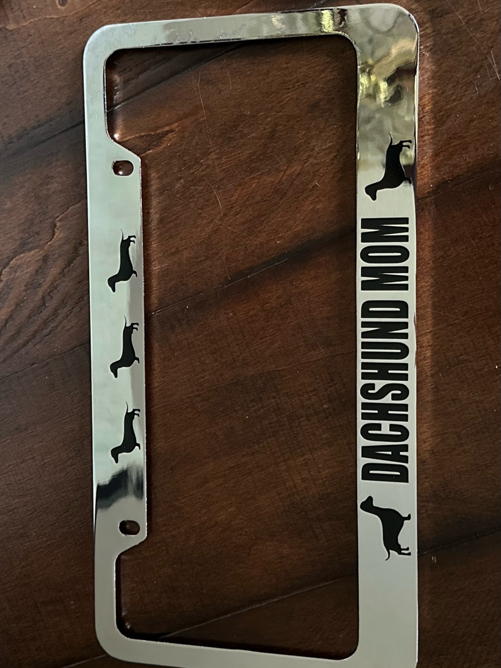 Dachshund Mom License Plate Cover